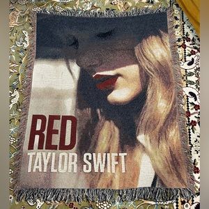Taylor Swift Red Album Multi-Color Tapestry Blanket